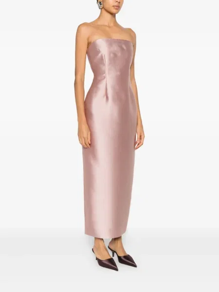 Rochie maxi Solace London de costum roz