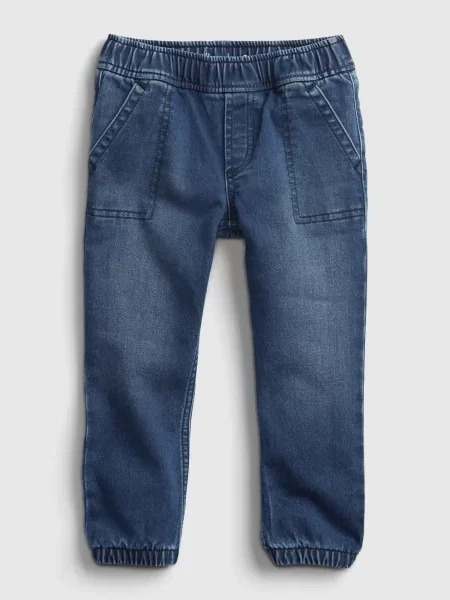 Pantaloni copii Gap albastru