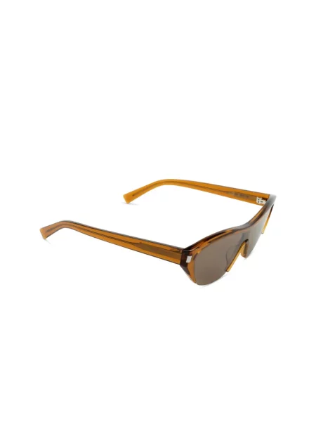 Saint Laurent okulary przeciwsłoneczne SL brązowy
