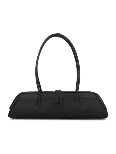 Torebka bagietka Kazar Studio skórzana czarna