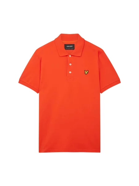 Koszulka polo Lyle & Scott pomarańczowa