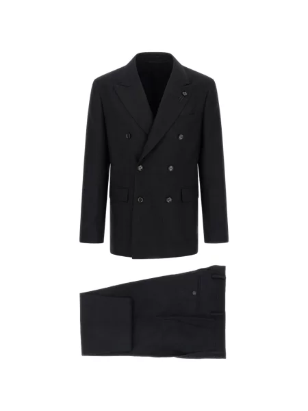 Costum Lardini cu două rânduri de nasturi albastru