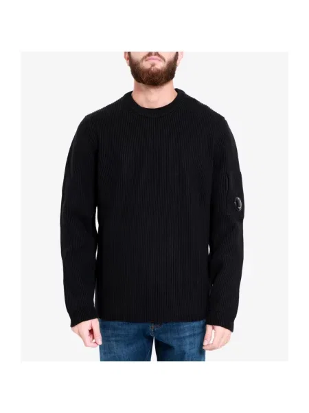 Dzianinowy sweter C.p. Company czarny