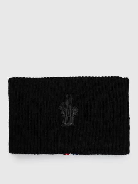 Шерстяная шапка Moncler Grenoble черная