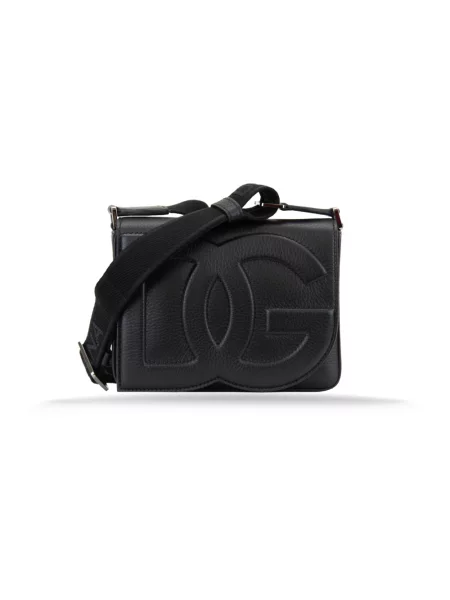Torebka Dolce And Gabbana z logo czarna