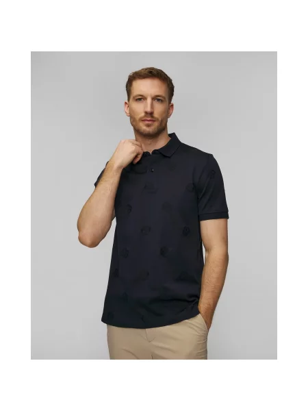 Granatowe Polo Hugo Boss C-prout