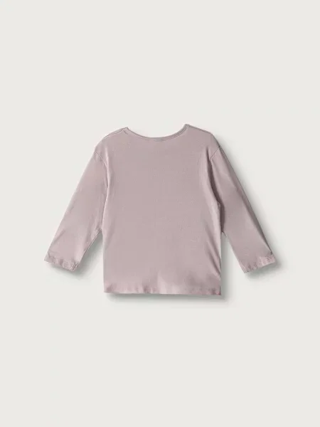 United Colors of Benetton tričko s dlhým rukávom dojčenské ružová