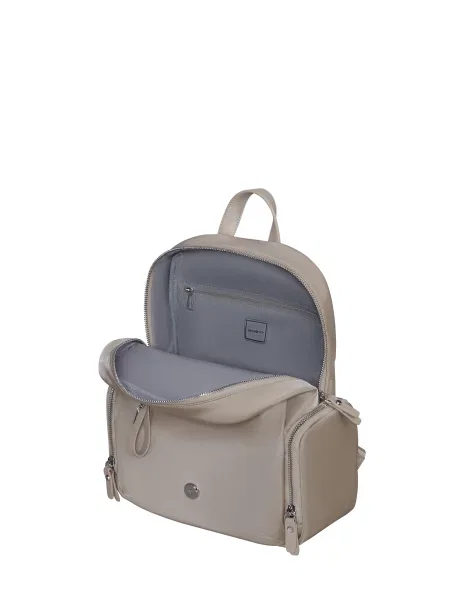 Кожаный повседневный рюкзак Samsonite бежевый