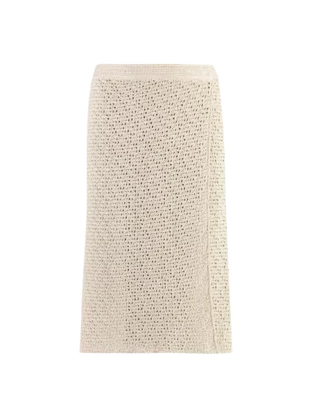 Spódnica Bottega Veneta beżowa