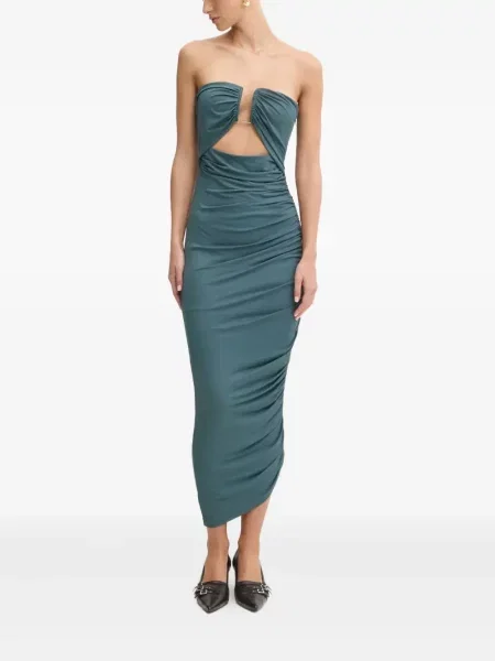 Rochie midi Aniye By până la genunchi de costum verde