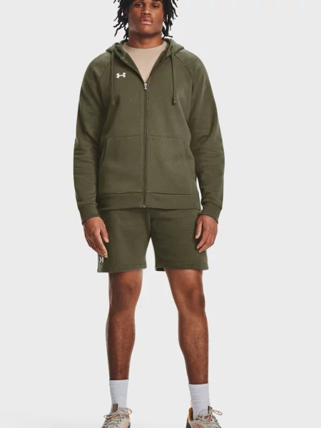 Флисовая спортивная кофта Under Armour зеленая