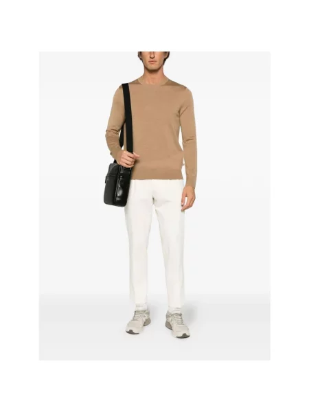 Sweter Michael Kors wełniany brązowy