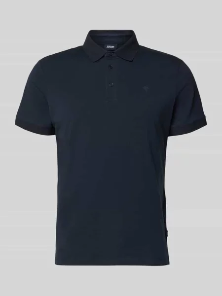 Koszulka polo o kroju regular fit z listwą guzikową model Carlosjuan' Joop! Collection niebieska