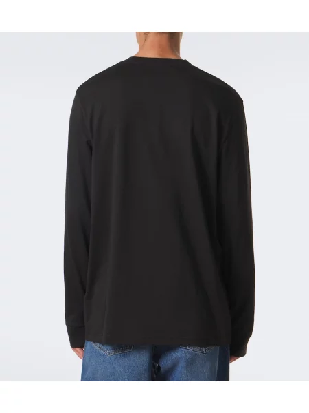 Tricou Moncler din jerseu negru
