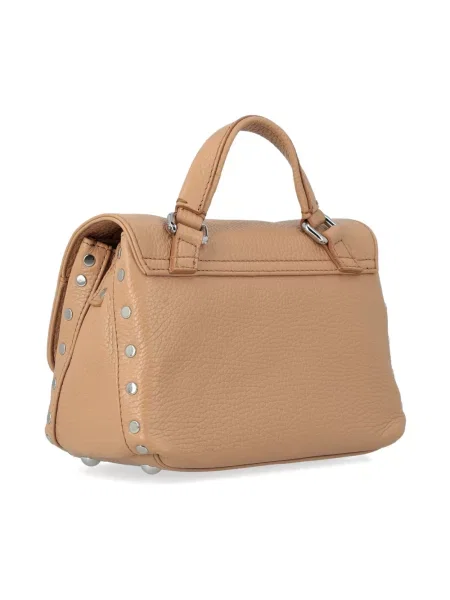 Torebka Zanellato skórzana elegancka brązowa