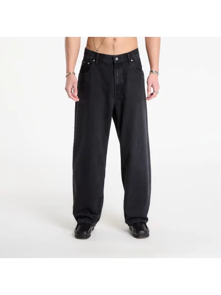 Egyenes szárú farmernadrág Calvin Klein fekete