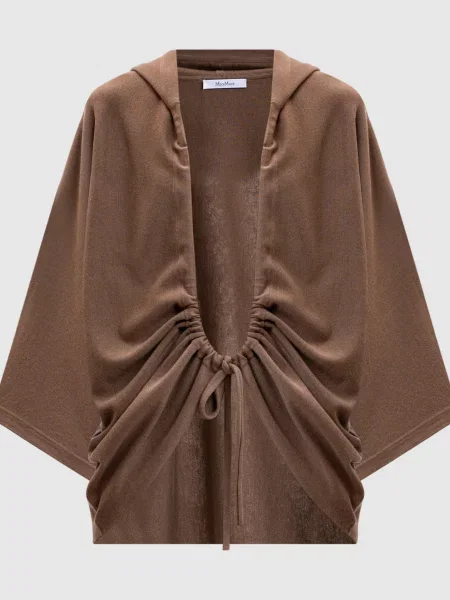 Кардиган ASTER з вовни Max Mara коричневий