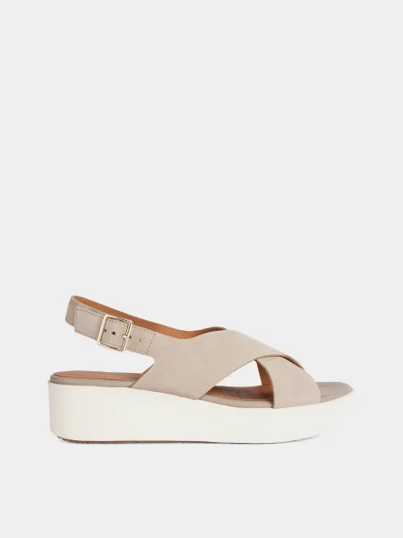 Geox Босоніжки шкіра/поліуретан бежевий