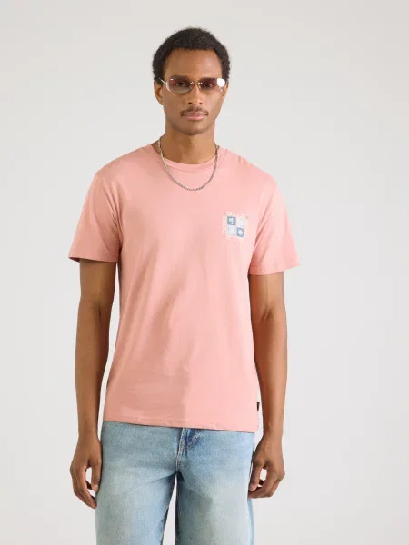BILLABONG Tričko TROPPO svetlobéžová / námornícka / pitaya modrá
