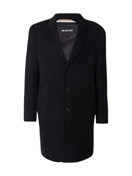 BOSS Palton de primăvară-toamnă Hyde' negru