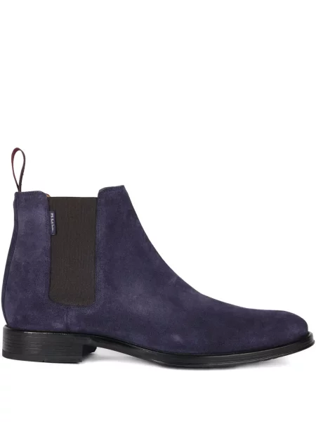 Botine chelsea Ps Paul Smith din piele de căprioară albastru