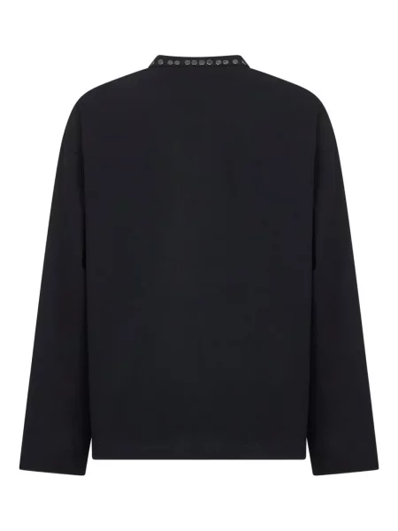 Cămașă Jil Sander cu decolteu rotund negru