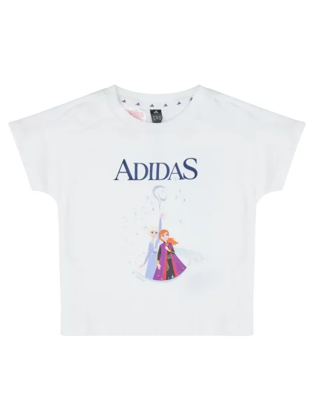 Tricou copii Adidas alb