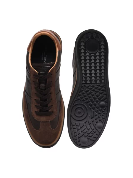 Sneakersy Baldinini zamszowe brązowe