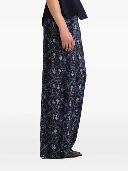 Pantaloni Cara Cara cu imagine albastru