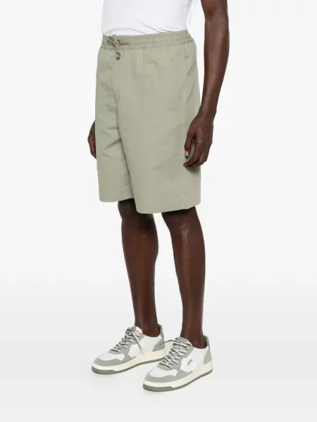 Pantaloni scurți Maison Kitsune cu cordon verde