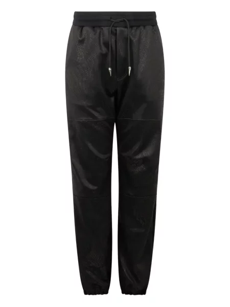 Pantaloni Roberto Cavalli din jacard negru