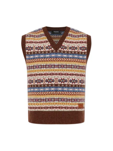 Sweter Dsquared2 wełniany
