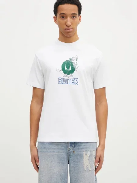 Tričko Butter Goods Bomb Tee s potiskem bílá