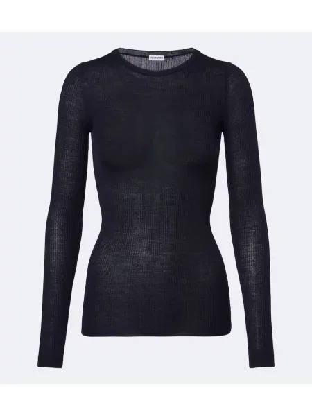 Pulover Jil Sander de lână albastru