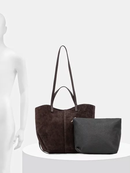 Замшева сумочка Answear.LAB коричневий