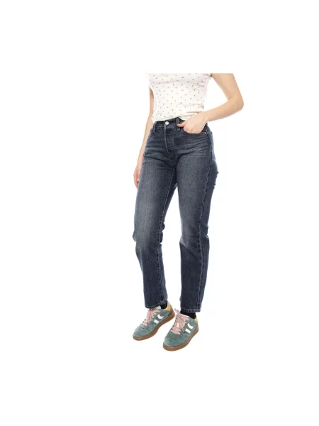 Levi's® Jeansy Curve Straight Fit niebieski
