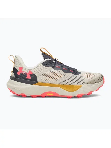 Мъжки обувки за бягане Under Armour Infinite Pro Trail khaki base/anthracite/racer red бежово