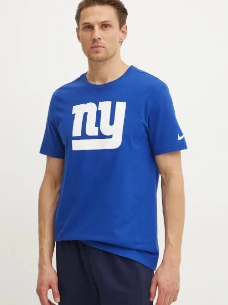 Тениска Nike New York Giants с принт синьо