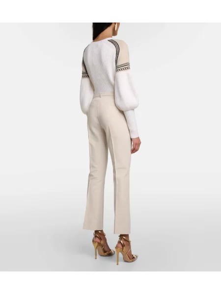 Cropp pantaloni 's Max Mara alb