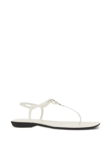 Sandale Gucci din piele alb