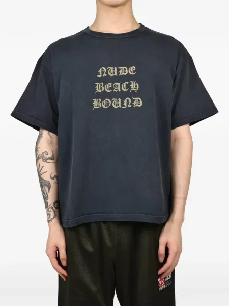 Tricou Jun/nakayama cu imagine negru