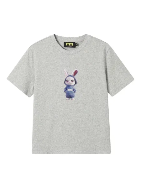 Mały mały top Mini Cream z nadrukiem szary