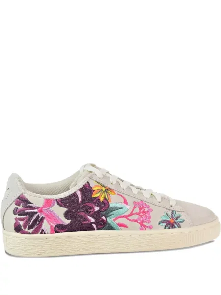 Sneakerși Puma Suede din piele de căprioară gri