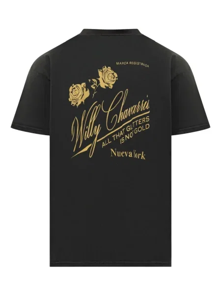 Tricou Willy Chavarria cu imagine negru