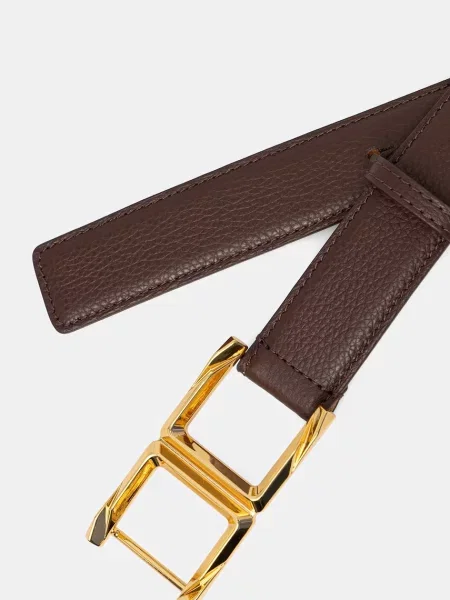 Кожаный ремень Elisabetta Franchi с ремешками