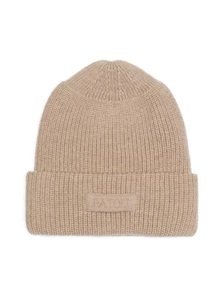 Czapka Patou wełniana brązowa