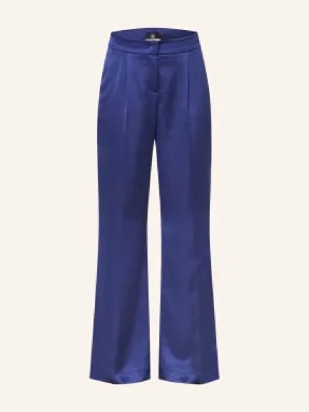 Riani Spodnie Satynowe blau niebieskie