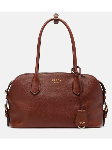 Geantă Prada din piele maro
