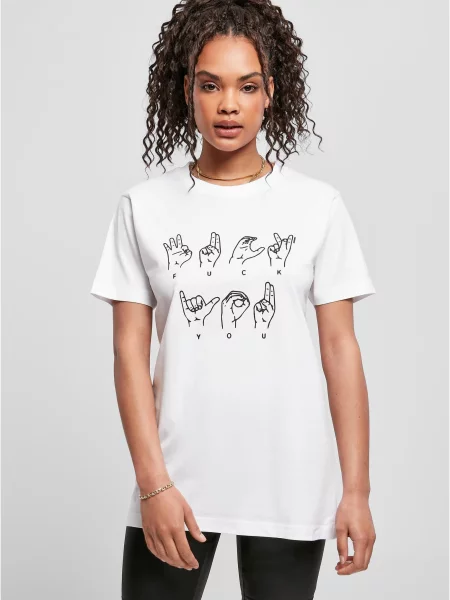 Tricou Mister Tee alb
