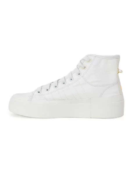 Haftowane sneakersy Adidas Nizza białe